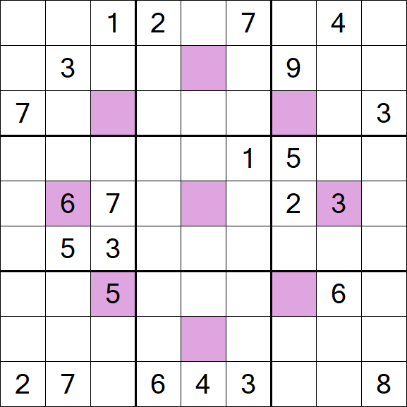 Asterisk Sudoku - Difícil