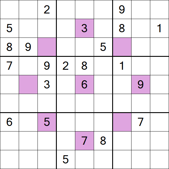 Asterisk Sudoku - Difícil