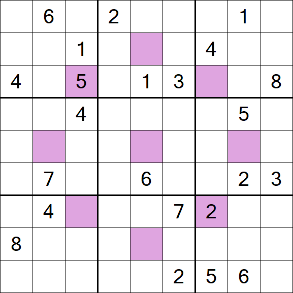 Asterisk Sudoku - Difícil