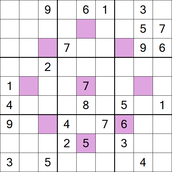 Asterisk Sudoku - Difícil