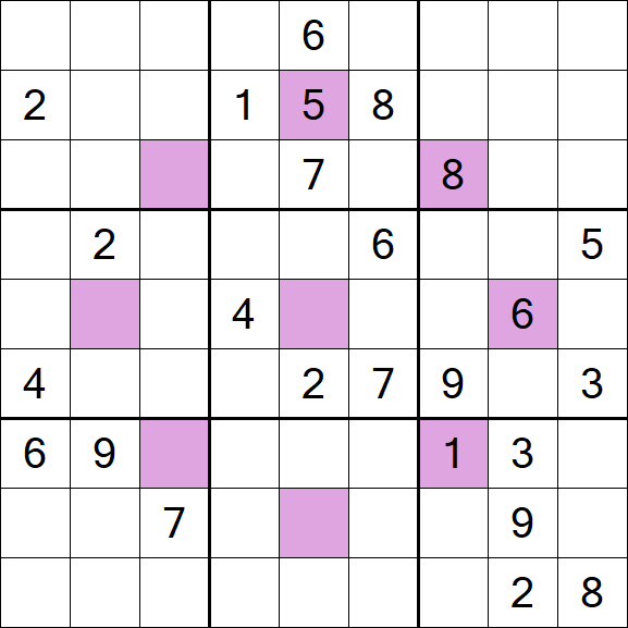 Asterisk Sudoku - Difícil