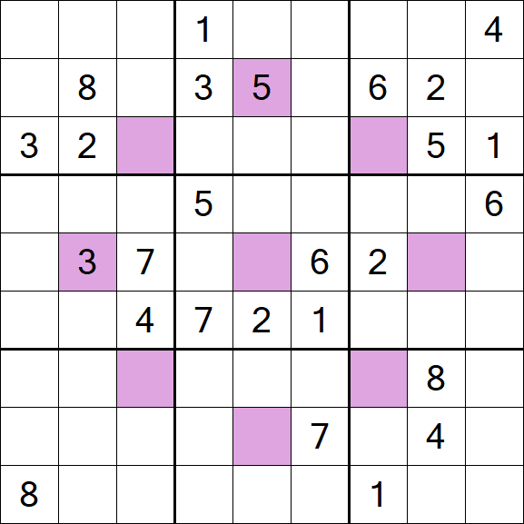 Asterisk Sudoku - Difícil