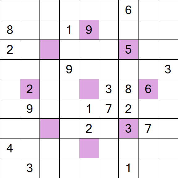 Asterisk Sudoku - Difícil