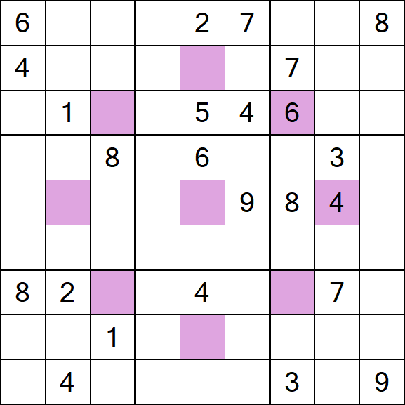 Asterisk Sudoku - Difícil
