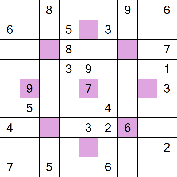 Asterisk Sudoku - Difícil