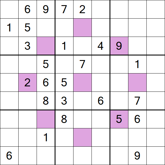 Asterisk Sudoku - Hard