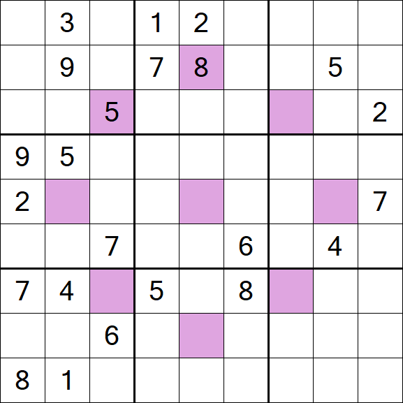 Asterisk Sudoku - Hard