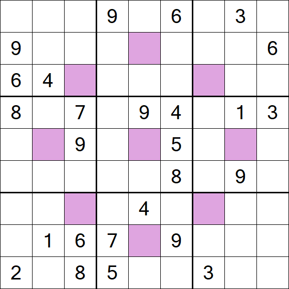 Asterisk Sudoku - Hard