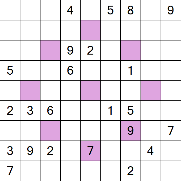 Asterisk Sudoku - Hard