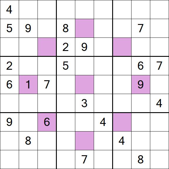 Asterisk Sudoku - Hard