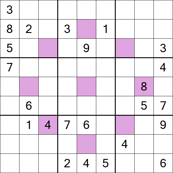 Asterisk Sudoku - Hard