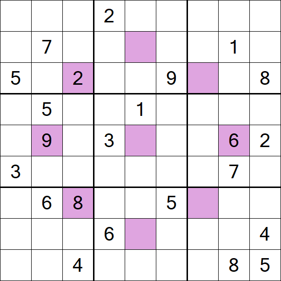 Asterisk Sudoku - Hard