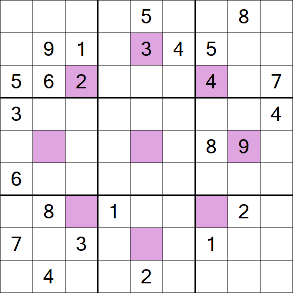 Asterisk Sudoku - Hard