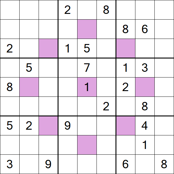 Asterisk Sudoku - Hard