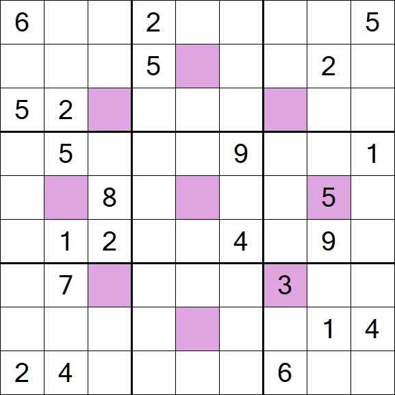 Asterisk Sudoku - Hard