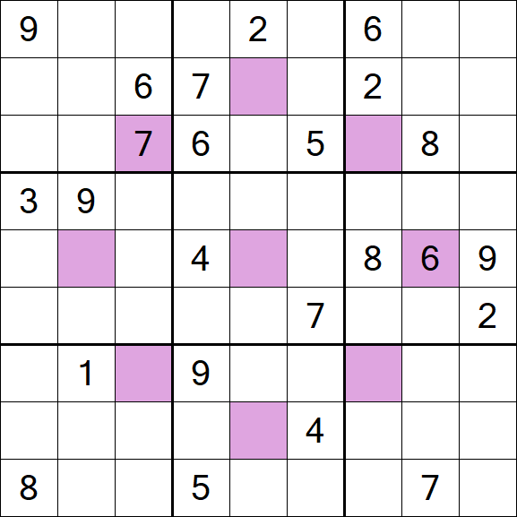 Asterisk Sudoku - Hard