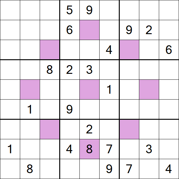 Asterisk Sudoku - Hard
