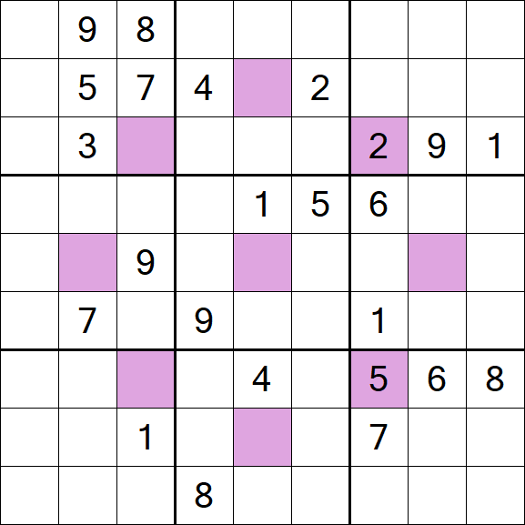 Asterisk Sudoku - Hard