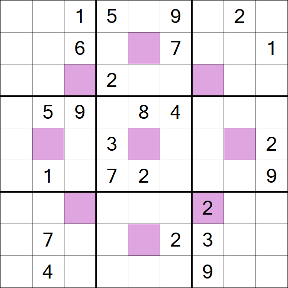 Asterisk Sudoku - Hard