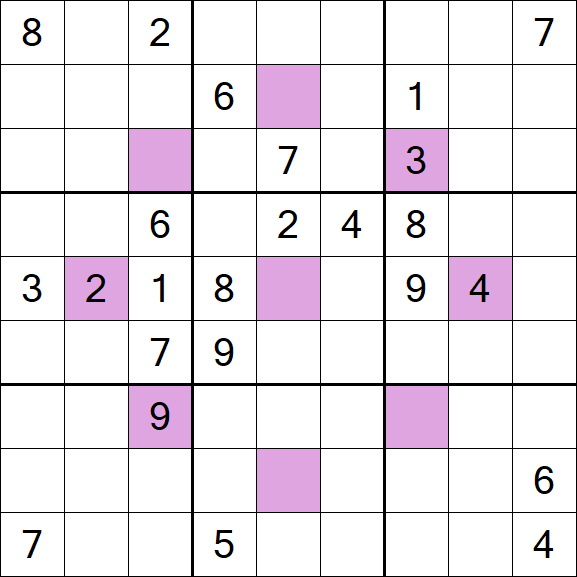 Asterisk Sudoku - Difícil