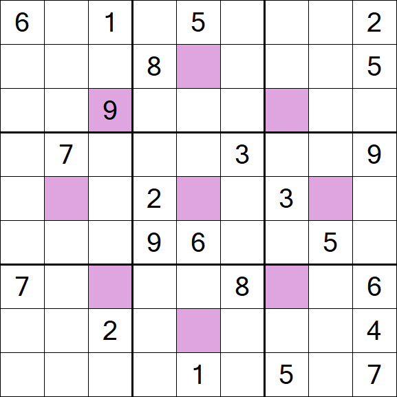 Asterisk Sudoku - Difícil