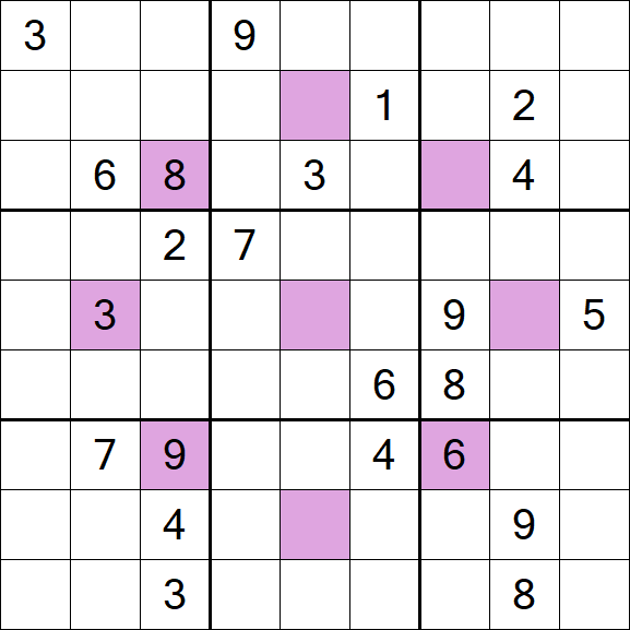 Asterisk Sudoku - Difícil