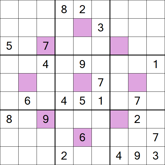 Asterisk Sudoku - Difícil