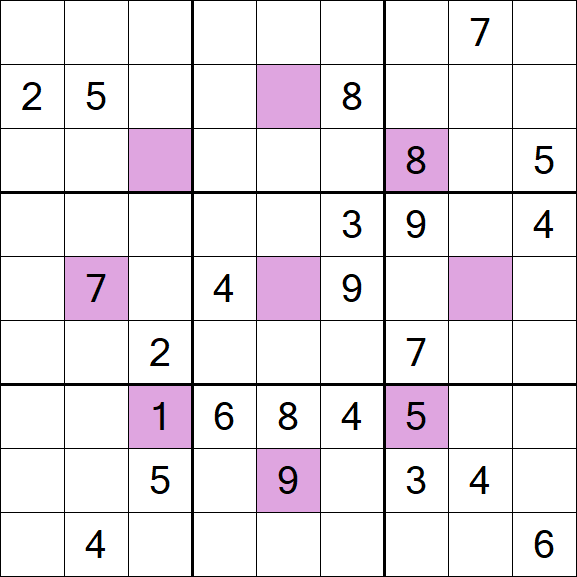 Asterisk Sudoku - Difícil