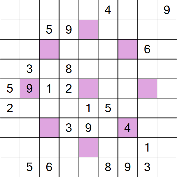 Asterisk Sudoku - Difícil