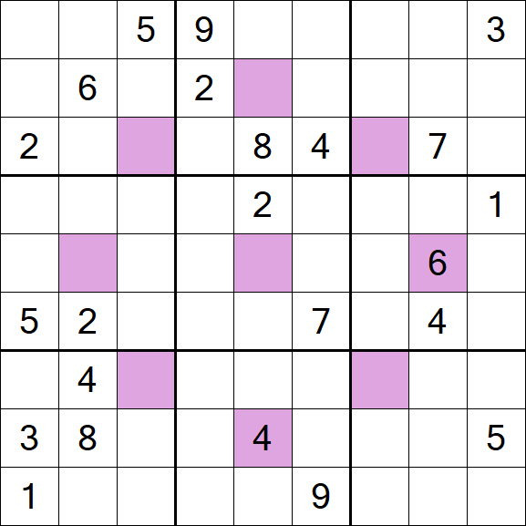 Asterisk Sudoku - Difícil
