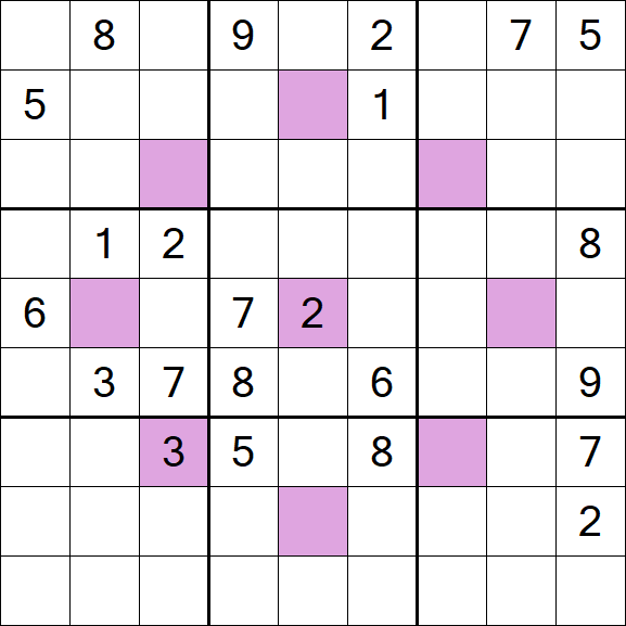Asterisk Sudoku - Difícil