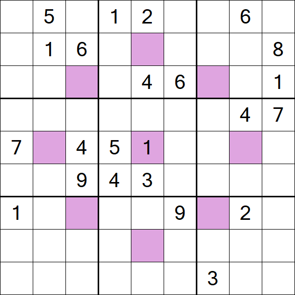 Asterisk Sudoku - Difícil