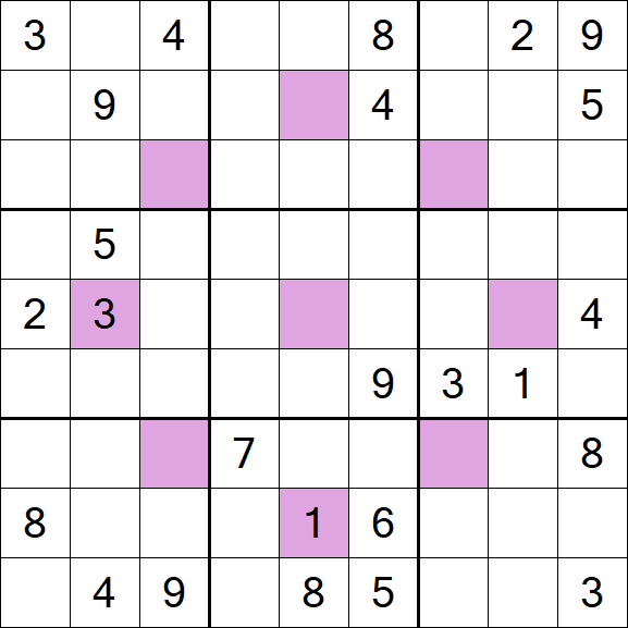 Asterisk Sudoku - Difícil