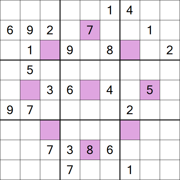 Asterisk Sudoku - Difícil