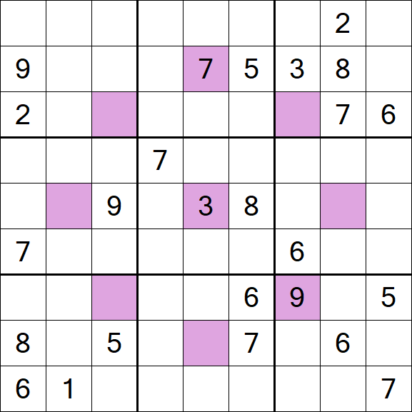Asterisk Sudoku - Difícil