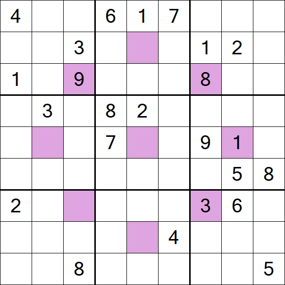 Asterisk Sudoku - Difícil