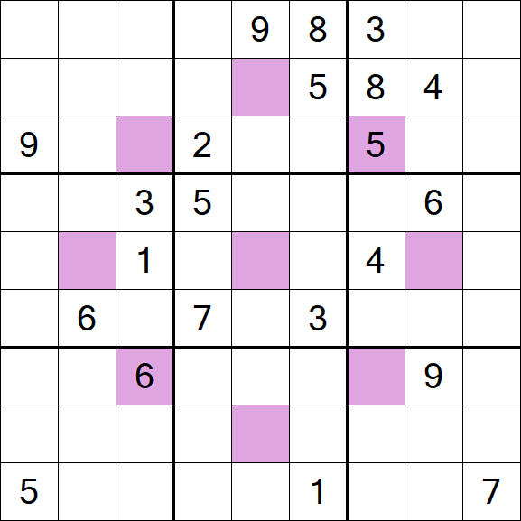 Asterisk Sudoku - Difícil