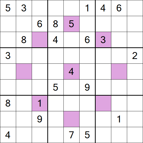 Asterisk Sudoku - Difícil