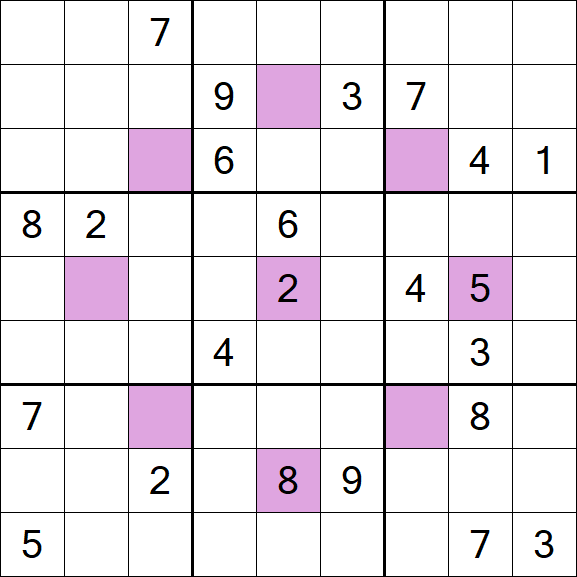 Asterisk Sudoku - Difícil