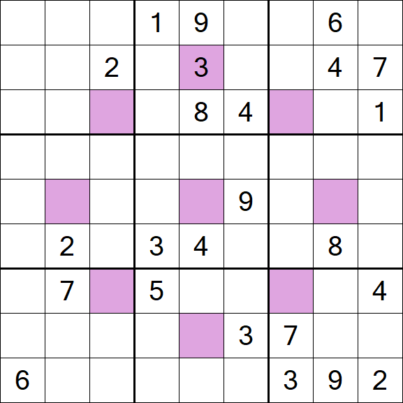 Asterisk Sudoku - Difícil