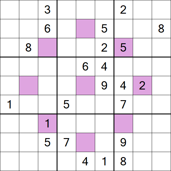 Asterisk Sudoku - Difficile