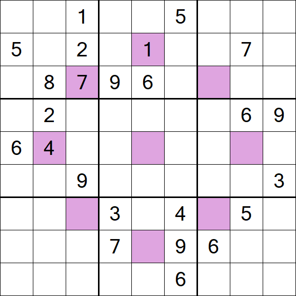 Asterisk Sudoku - Difficile