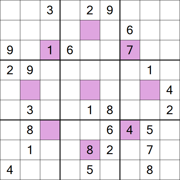 Asterisk Sudoku - Schwierig