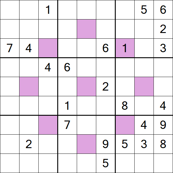 Asterisk Sudoku - Difficile