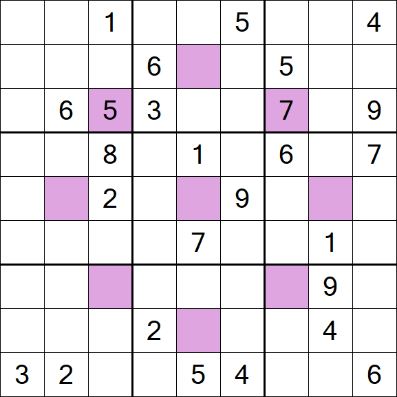 Asterisk Sudoku - Difícil
