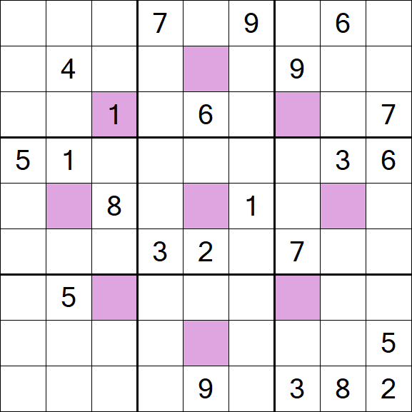 Asterisk Sudoku - Difícil