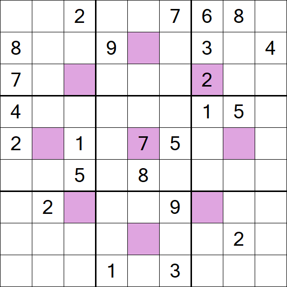 Asterisk Sudoku - Difícil