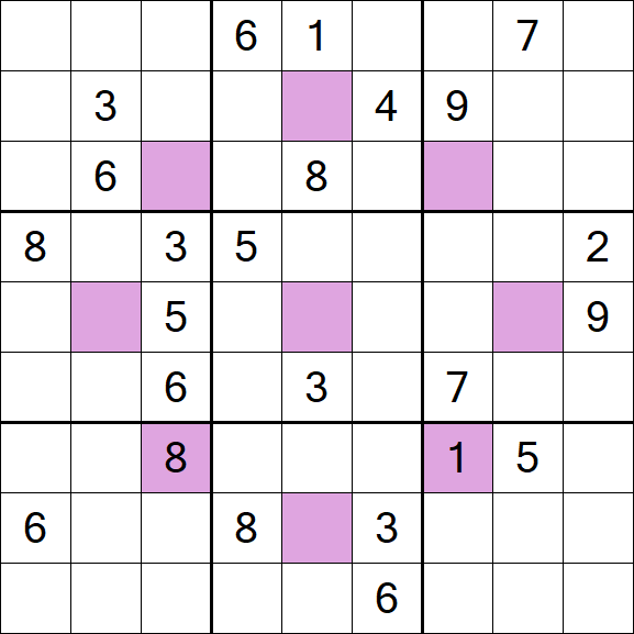 Asterisk Sudoku - Difícil