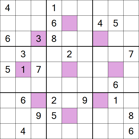 Asterisk Sudoku - Difícil