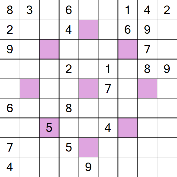 Asterisk Sudoku - Difícil